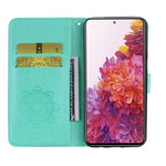 Samsung Galaxy S20 FE Hülle Eule Mandala und Charm
