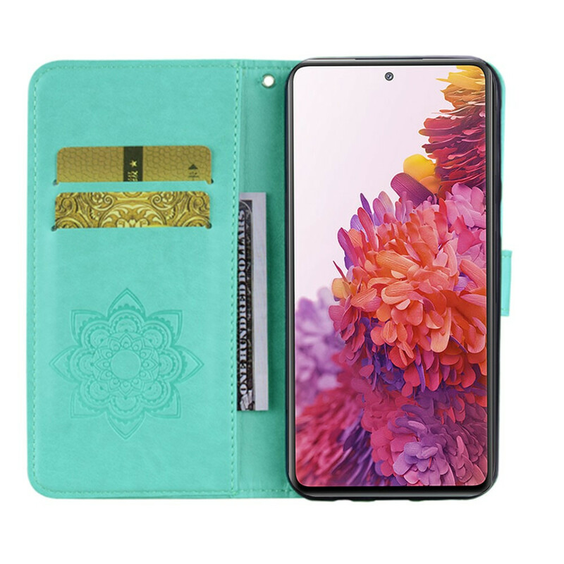 Samsung Galaxy S20 FE Hülle Eule Mandala und Charm