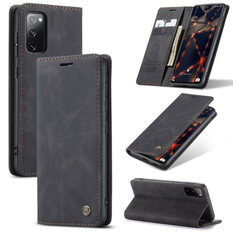 Flip Cover Samsung Galaxy S20 FE CASEME Kunstleder