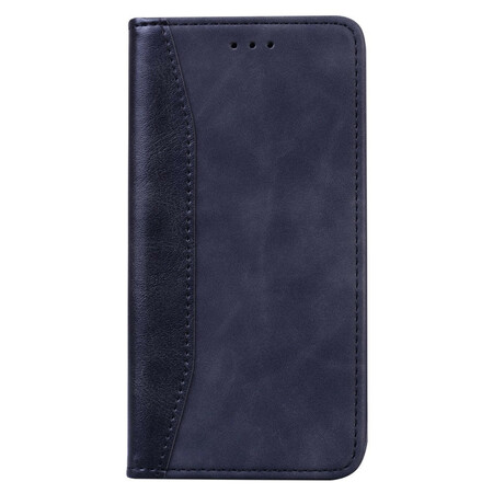 Flip Cover Huawei P Smart 2020 Lederoptik Business Zweifarbig