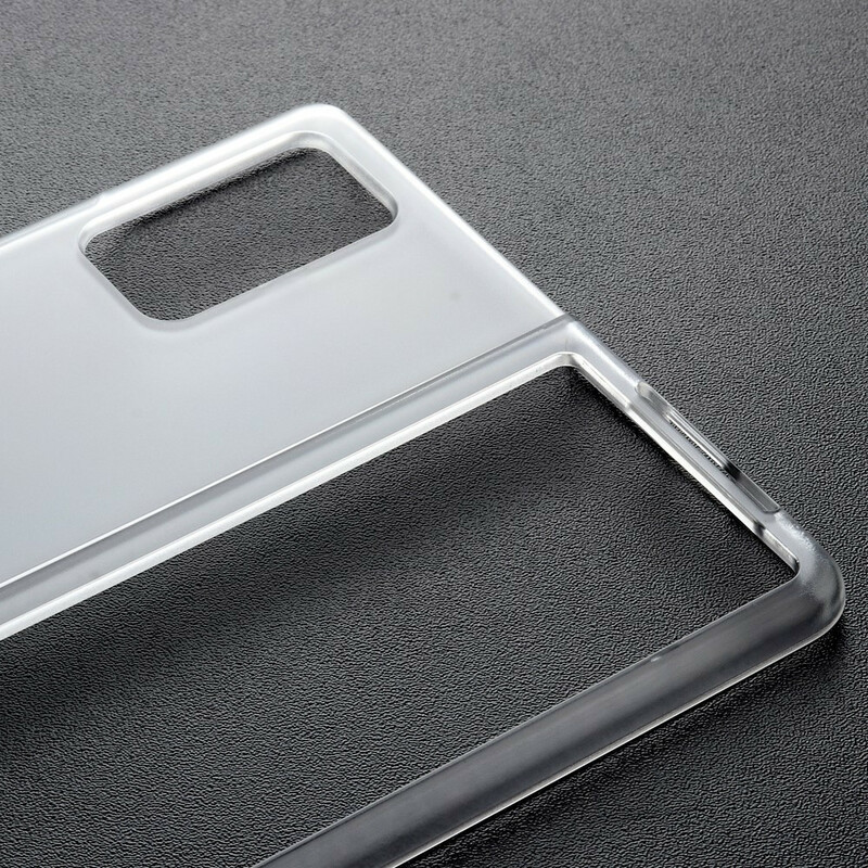 Hülle Samsung Galaxy Z Fold 2 Kunststoff Transparent Matt