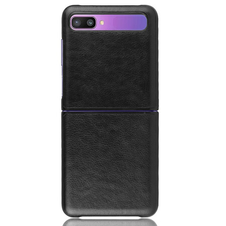 Hülle Samsung Galaxy Z Flip Kunstleder Litchi