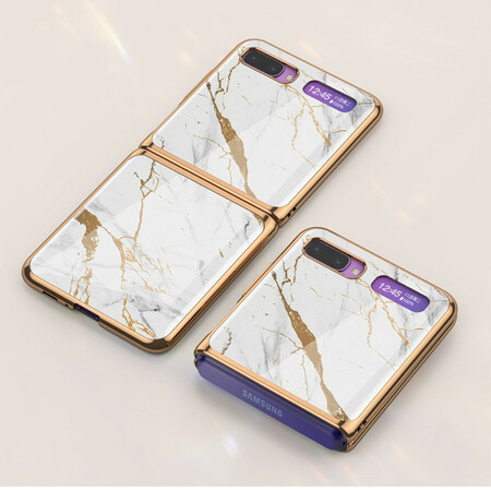 Hülle Samsung Galaxy Z Flip Style Marmor GKK