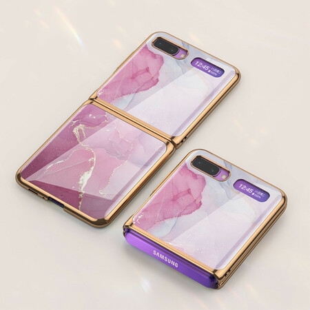 Samsung Galaxy Z Flip Style Marmor Farbig GKK Cover