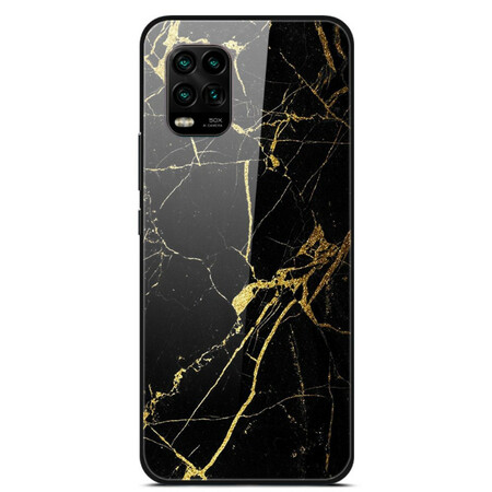 Xiaomi Mi 10 Lite Cover Gehärtetes Glas Marmor Supreme