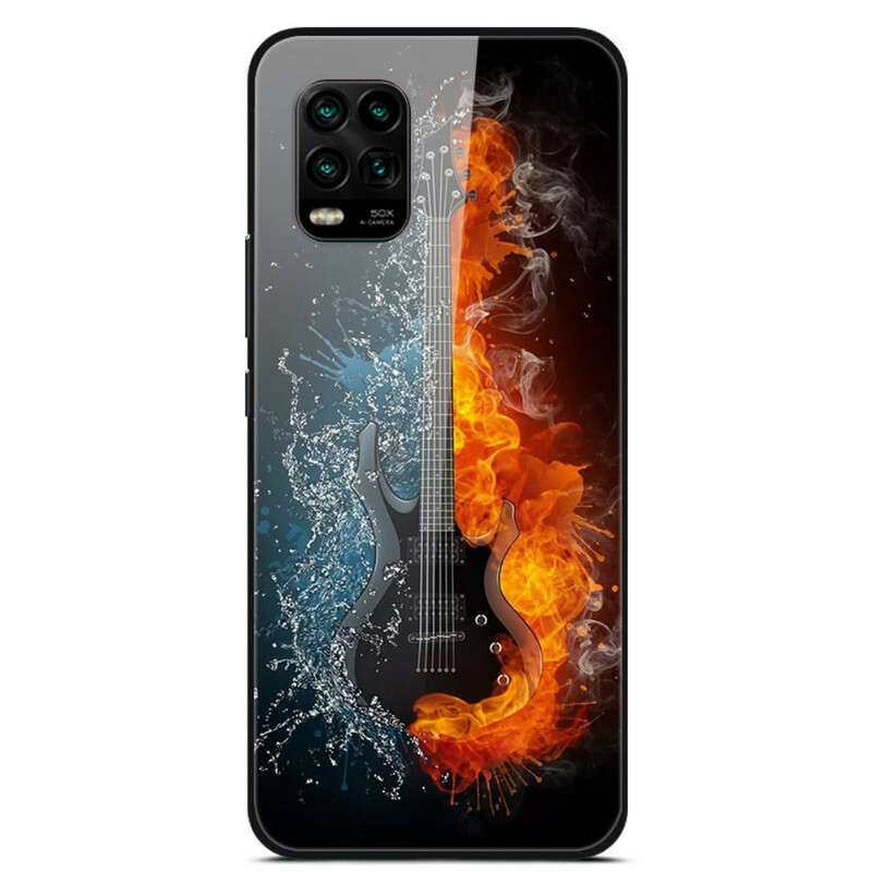 Xiaomi Mi 10 Lite Hülle aus gehärtetem Glas Gitarre