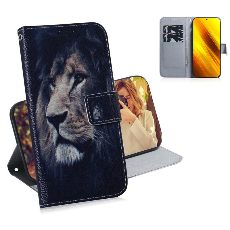 Xiaomi Poco X3 Dreaming Lion Tasche