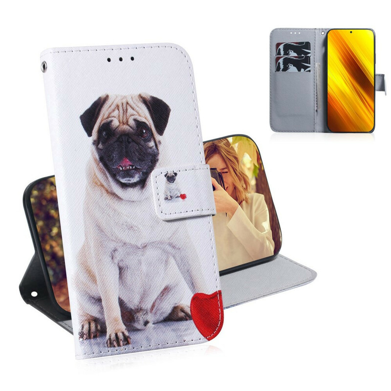 Xiaomi Poco X3 Pug Dog Tasche