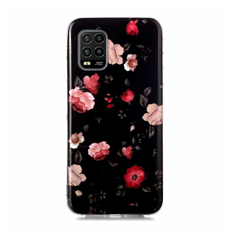 Xiaomi Mi 10 Lite Cover Floralies Fluoreszierend