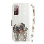 Samsung Galaxy S20 FE Love My Dog Tasche mit Riemen