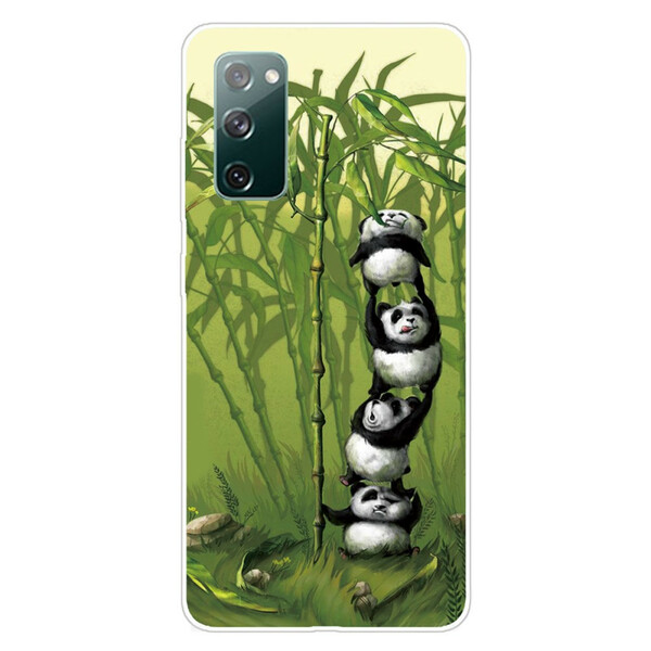 Samsung Galaxy S20 FE Cover Pandas Tas