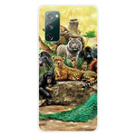 Samsung Galaxy S20 FE Cover Tiere Safari