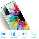Samsung Galaxy S20 FE Cover Farbige Blume