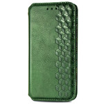 Flip Cover Samsung Galaxy S20 FE Kunstleder Textur Diamant