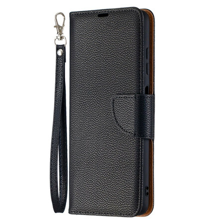 Xiaomi Poco X3 Litchi Tasche Schräge Klappe
