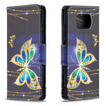 Xiaomi Poco X3 Hülle Magische Schmetterlinge
