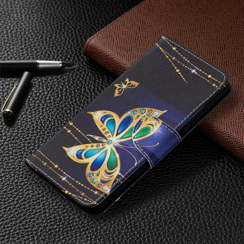 Xiaomi Poco X3 Tasche Magische Schmetterlinge