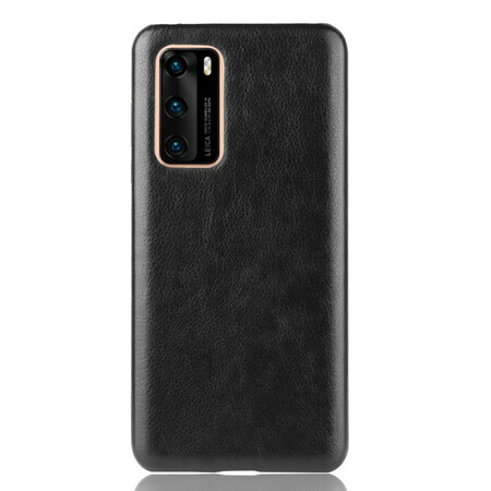 Huawei P40 Cover Lederoptik Litschi Performance