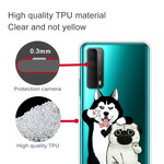 Huawei P Smart 2021 Lustige Hunde Cover
