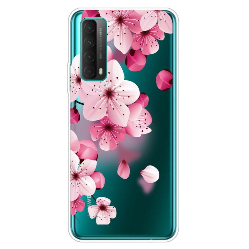 Huawei P smart 2021 Cover Große Rosenblüten