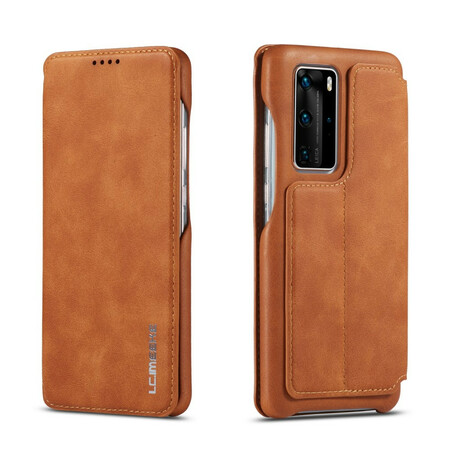 Flip Cover Huawei P40 LC.IMEEKE Lederoptik