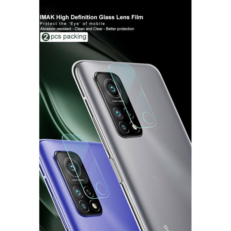 Schutz aus gehärtetem Glas für die Linsen des Xiaomi Mi 10T / 10T Pro IMAK
