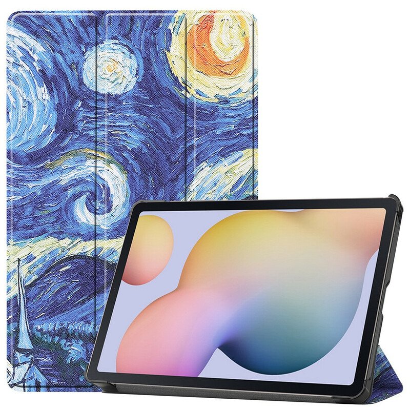 Smart Case Samsung Galaxy Tab S7 Stifthalter Sternennacht