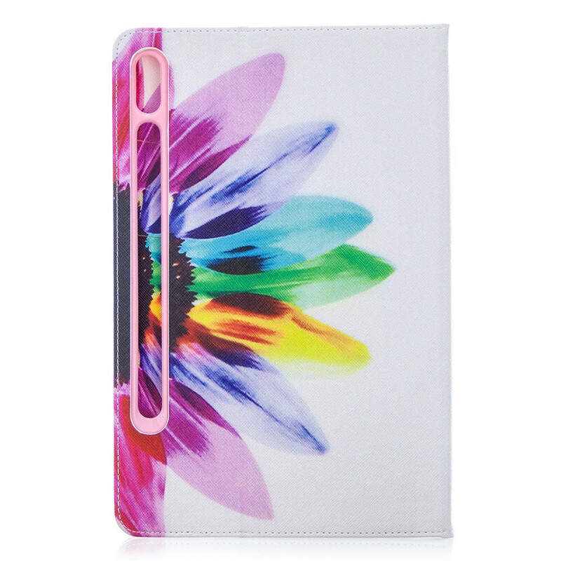 Samsung Galaxy Tab S7 Tasche Aquarell Blume