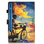 Hülle Samsung Galaxy Tab S7 Fahrrad Art