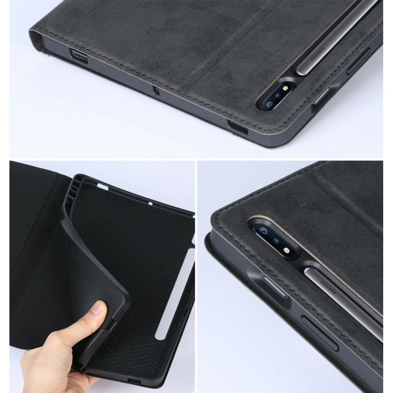 Samsung Galaxy Tab S7 Tasche mit Lederoptik Business