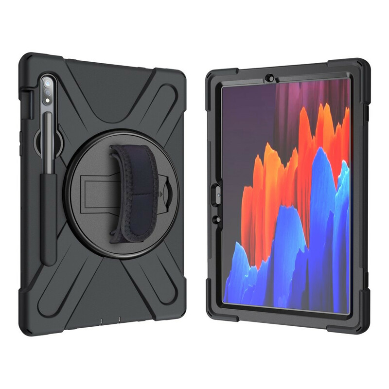 Samsung Galaxy Tab S7 Utra Strapazierfähige Hülle mit Riemen