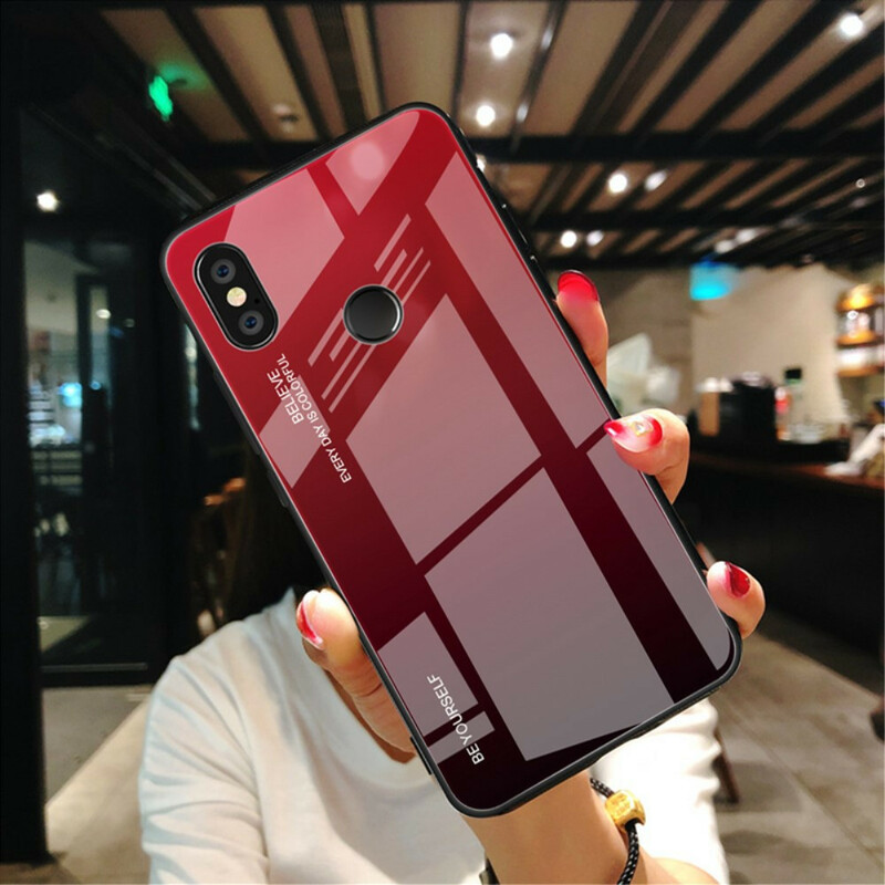 Xiaomi Redmi Note 5 Panzerglas Cover Be Yourself