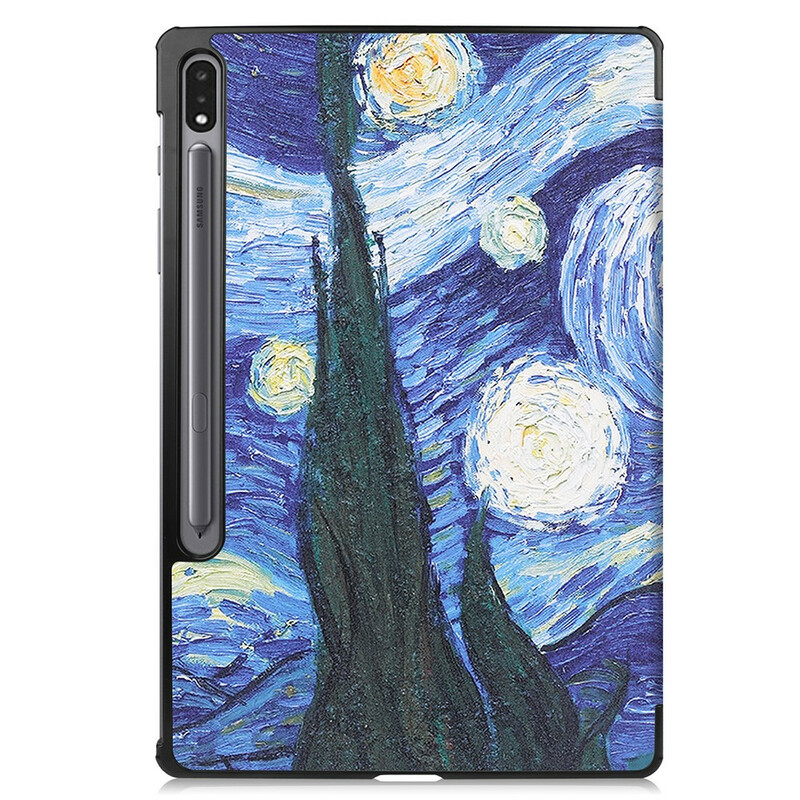 Smart Case Samsung Galaxy Tab S7 Plus Verstärkt Van Gogh
