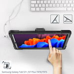 Samsung Galaxy Tab S7 Plus Utra Strapazierfähige Hülle mit Riemen