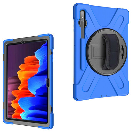 Samsung Galaxy Tab S7 Plus Utra Strapazierfähige Hülle mit Riemen