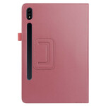Samsung Galaxy Tab S7 Plus Kunstleder Tasche Litchi