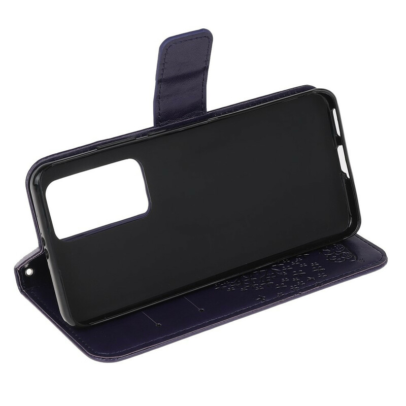 Xiaomi Mi 10T / 10T Pro Tasche Baum und Eulen mit Riemen