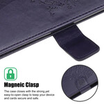 Xiaomi Mi 10T / 10T Pro Tasche Baum und Eulen mit Riemen