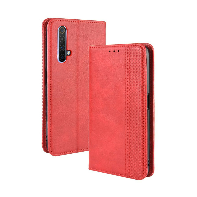 Flip Cover Realme X50 Vintage Styled Leather Effect