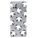 Samsung Galaxy A42 5G Transparent Pandas Sentimental Cover