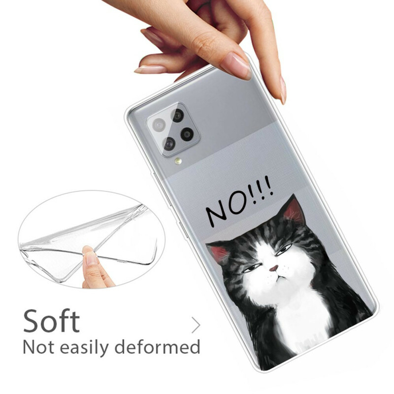 Samsung Galaxy A42 5G Cover Die Katze, die Nein sagt