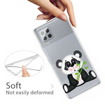 Samsung Galaxy A42 5G Transparent Trauriger Panda Cover