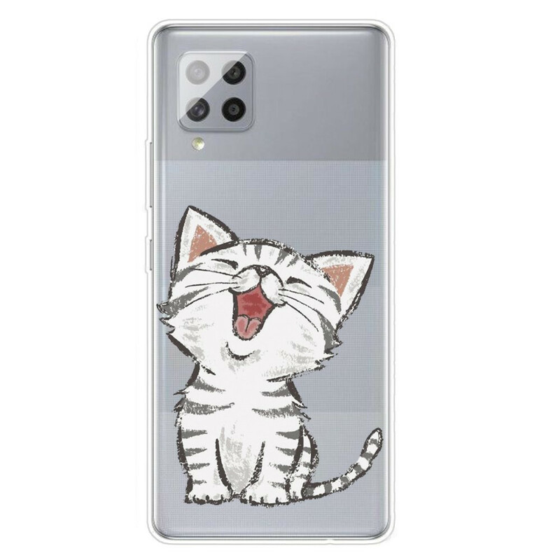 Samsung Galaxy A42 5G Cute Cat Cover