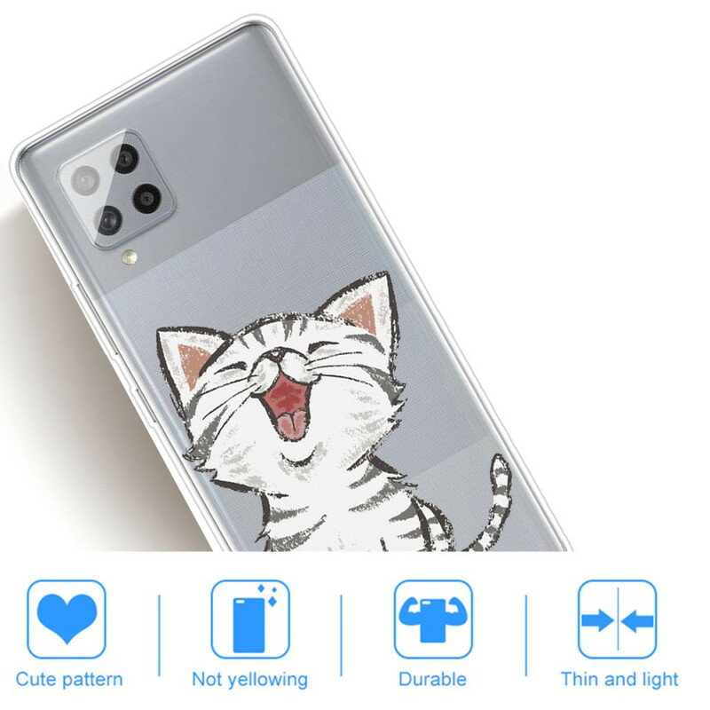 Samsung Galaxy A42 5G Cute Cat Cover