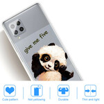 Samsung Galaxy A42 5G Transparent Panda Give Me Five Cover