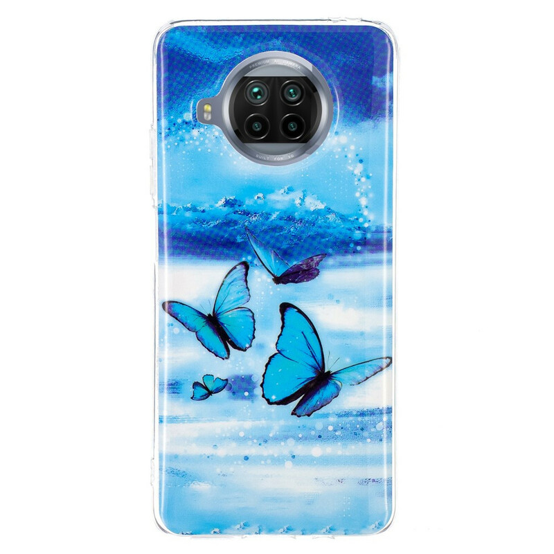 Xiaomi Mi 10T Lite Cover Serie Schmetterlinge Fluoreszierend