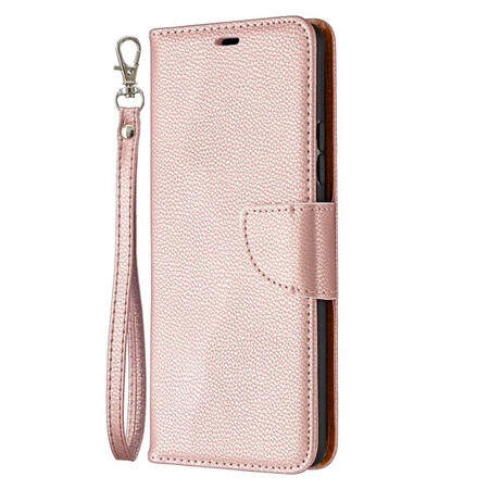 Samsung Galaxy A42 5G Litchi Tasche Oblique Klappe