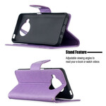 Xiaomi Mi 10T Lite Tasche Gedruckte Schmetterlinge mit Riemen