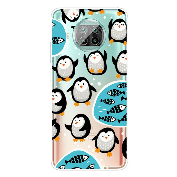 Xiaomi Mi 10T Lite Cover Pinguine und Fische