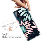 OnePlus Nord N10 Transparent Cover Eine Blume